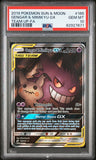 PSA 10 2019 POKEMON SUN & MOON TEAM UP 165 FULL ART/GENGAR & MIMIKYU GX